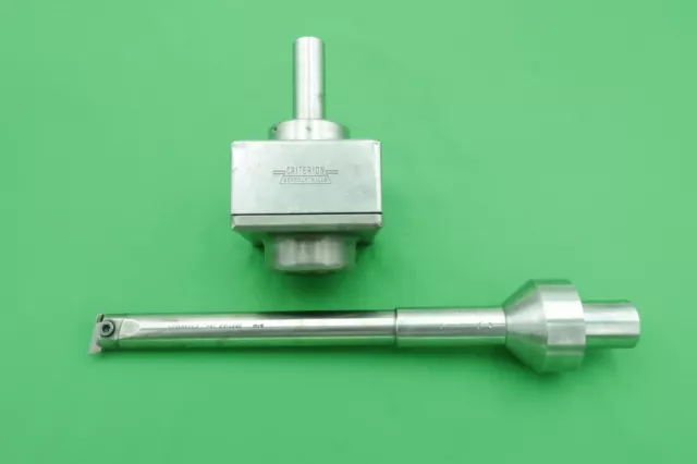 Criterion Boring Head 3" x 3" Square 1" Capacity 3/4" Shank Everede Boring Bar