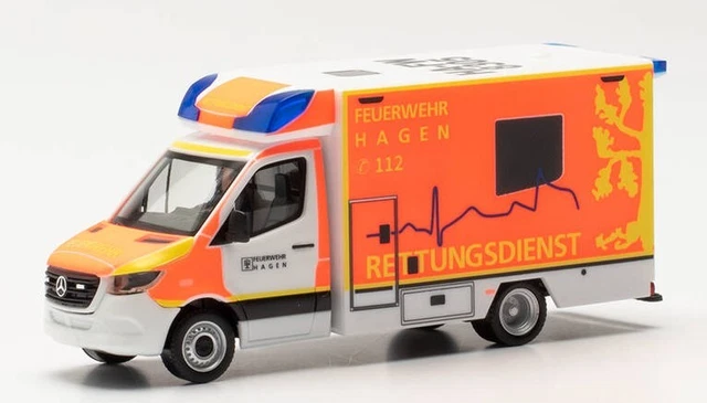 HERPA SAMMLERMODELL 1/87 H0 Mb Mercedes Benz Sprinter`06 Rtw Holzminden EUR 14,99 - DE