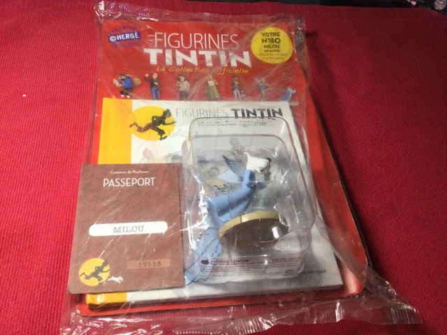 Figurine TINTIN - Milou mi-ange - Numéro 40 - Collection
