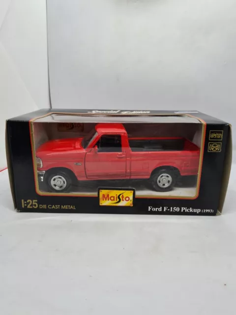 RARE Vintage 1993 MAISTO SPECIAL EDITION 1:25 Scale FORD F-150 PICKUP NIP New