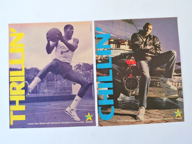 CONVERSE ADVERT Publicidad Reklame Ad Publicite Magic Johnson
