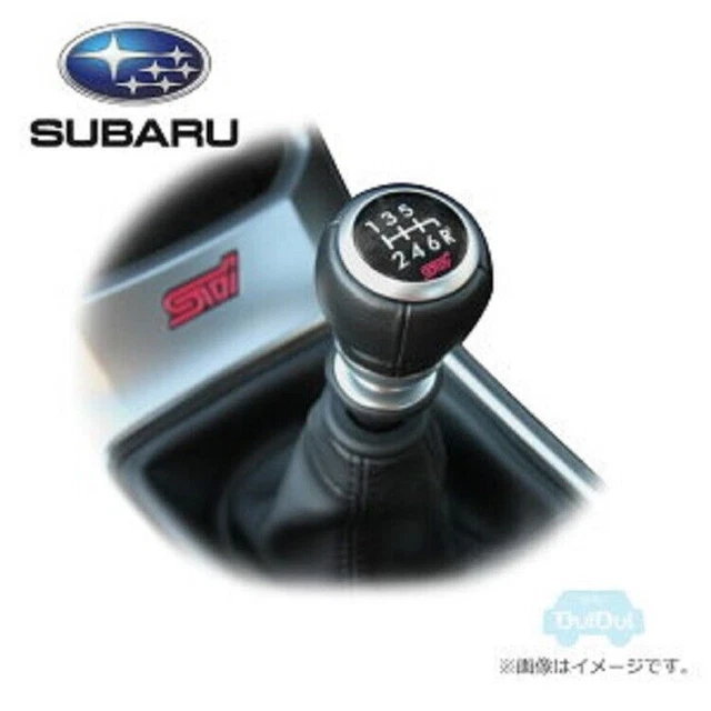 Pommeau De Levier De Vitesse En Cuir Pour Subaru WRX, Impreza, STi Et Legacy - Compatible Transmissions Manuelles 5 Et 6 Vitesses - 5