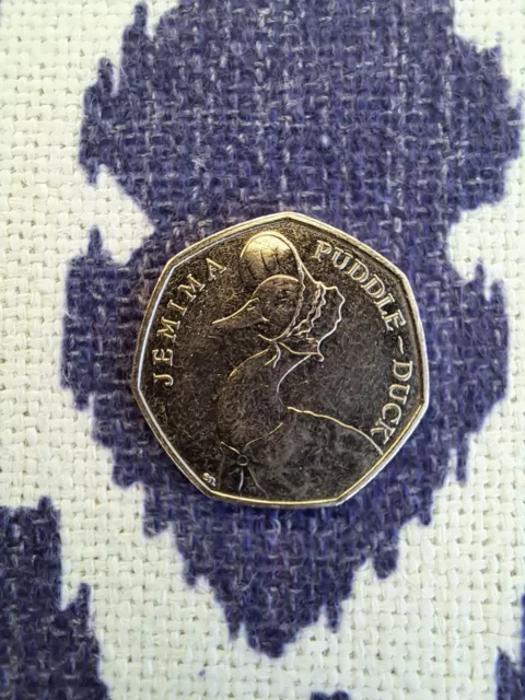 jemima puddle-duck 50p coin