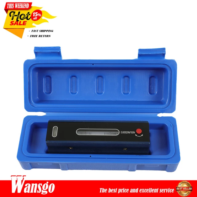 6INCH PRECISION LEVEL Bar Inspection Engineers Leveler Block Machinist ...