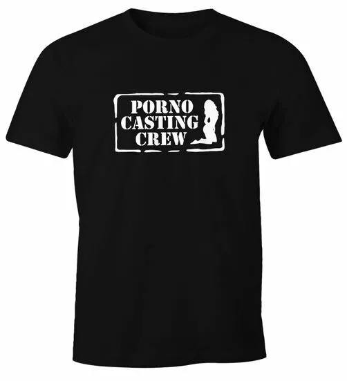 Herren T-Shirt Porno Casting Crew Sexy Pin up girl Geschenk