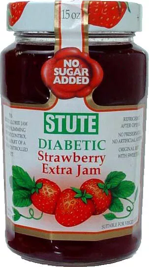 Stute Diabetic Jam Strawberry 430g / Sugar Free