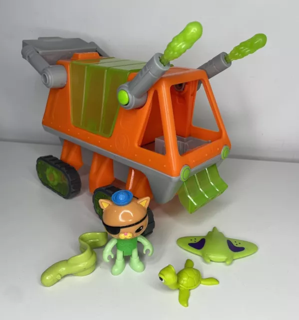 Octonauts Gup T Rescue Rover Fahrzeug mit Kwazii Figur und 3 Kreaturen