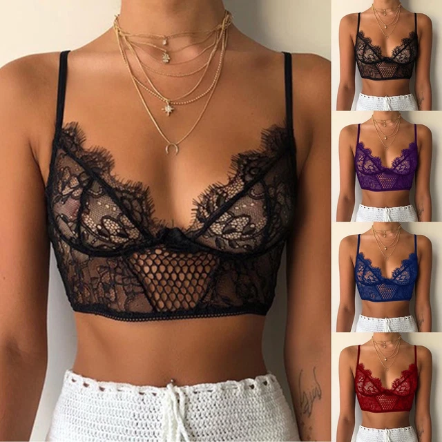 Bustier Lingerie for Women Women Plus Size Vest Crop Wireless Bra Lingerie Sexy