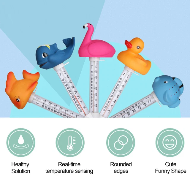 BABY BATH TEMPERATURE Gauge Animalshaped Pool Thermometer Floating