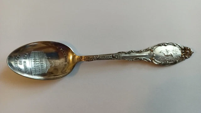 STERLING SILVER Souvenir Spoon Boston Faneuil Hall  The Cradle of Liberty