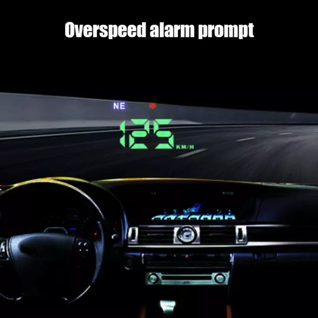 HUD Head-up Display Car GPS Digital Speedometer B2D1