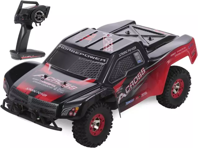 Wltoys 12423 RC Car, 1:12 Scale 2.4Ghz Remote Control Vehicle Short Course Truck