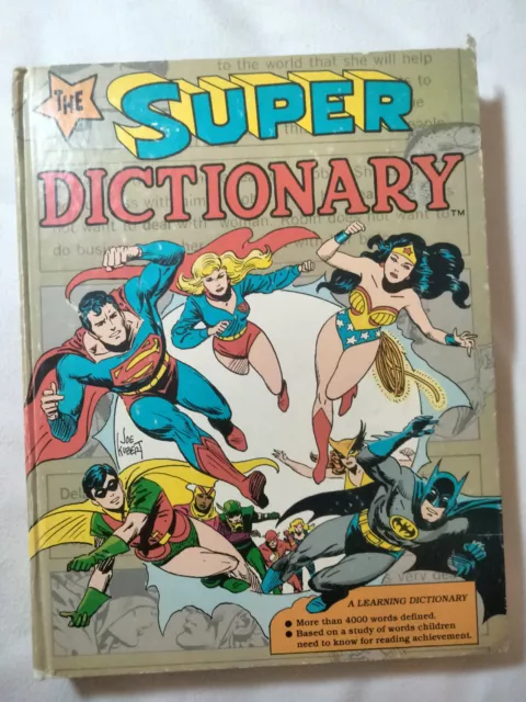 THE SUPER DICTIONARY A Warner Educational Services Book HC 1978