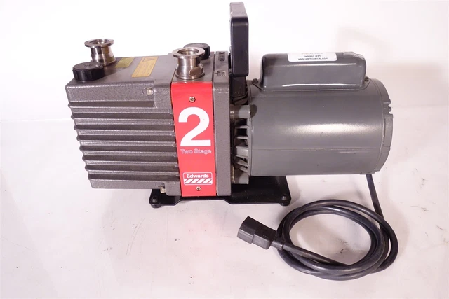 Edwards E2M2 Rotary High Vacuum Pump - Tested Working - Recent.