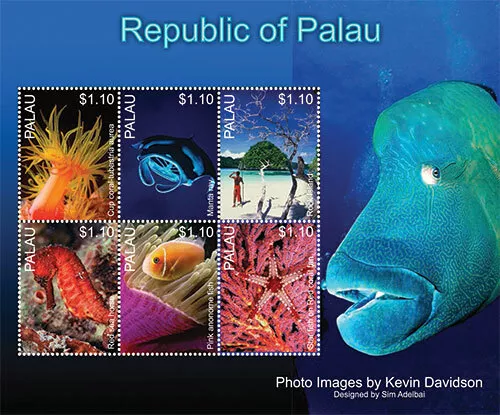 Palau - 2013 - Marine Life of Palau - Fish - Sheet of 6 stamps - MNH