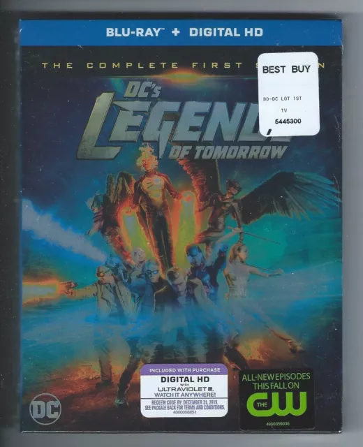 DC's Legends of Tomorrow: The Complete First Season (Blu-ray, 2016) New & Sealed