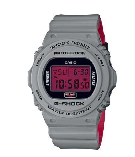 New Casio G Shock DW 5700SF 1JR     Red Back Spider  STANCE  Socks