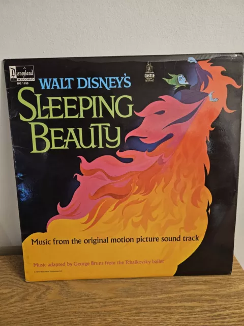 Walt Disney's Sleeping Beauty 1971 UK Vinyl LP Disneyland soundtrack