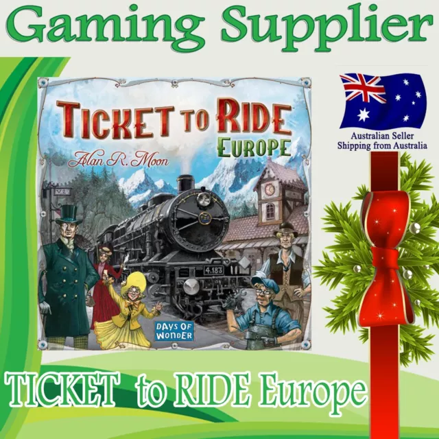 Days of Wonder Ticket to Ride Board Game Europe Edition Party Game Gift Idea