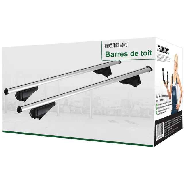 Barres De Toit OMAC Pour Cupra Tavascan 2024-2025 - Aluminium Noir - 2 Pièces Avec Clé