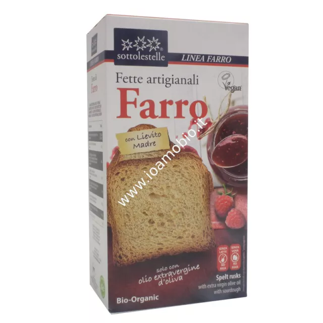 Fette Biscottate di Farro 190g - Bio Sottolestelle