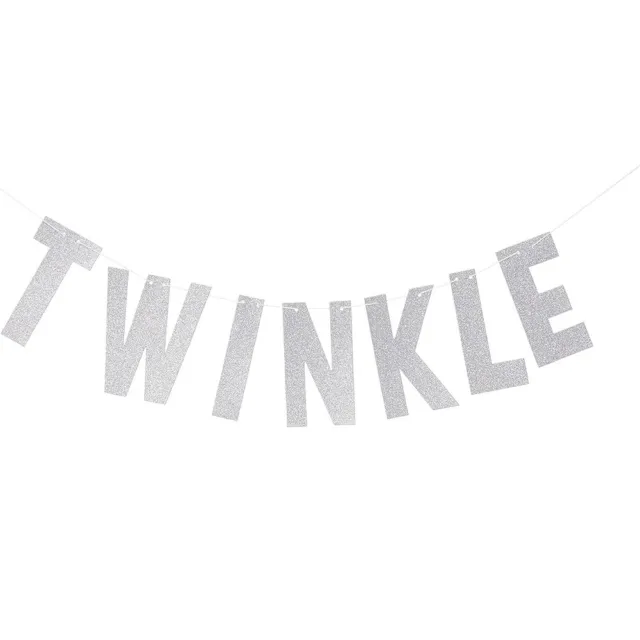 Creative Party Twinkle Little Star Glitter Banner SG27222