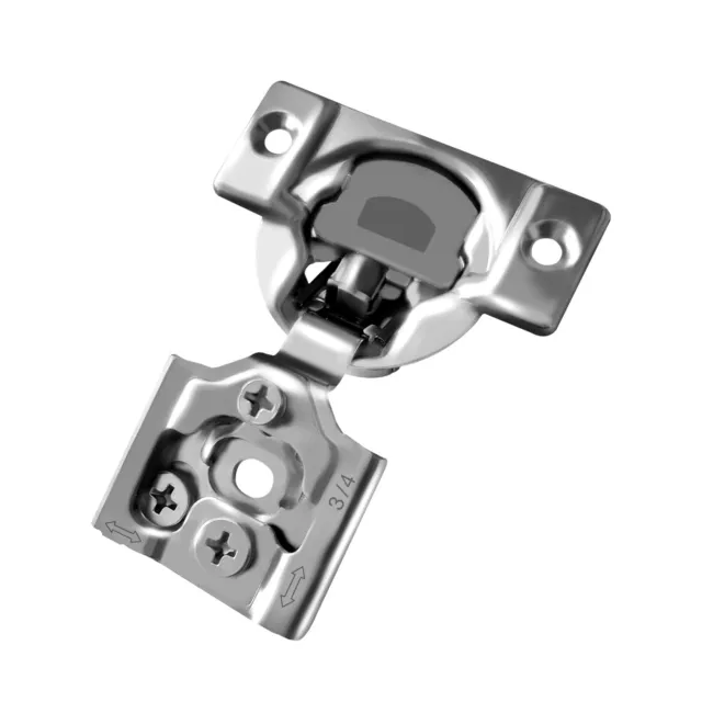 (2 Pieces) 3/4” Overlay Soft Closing Face Frame Cabinet Door Hinges with Screws