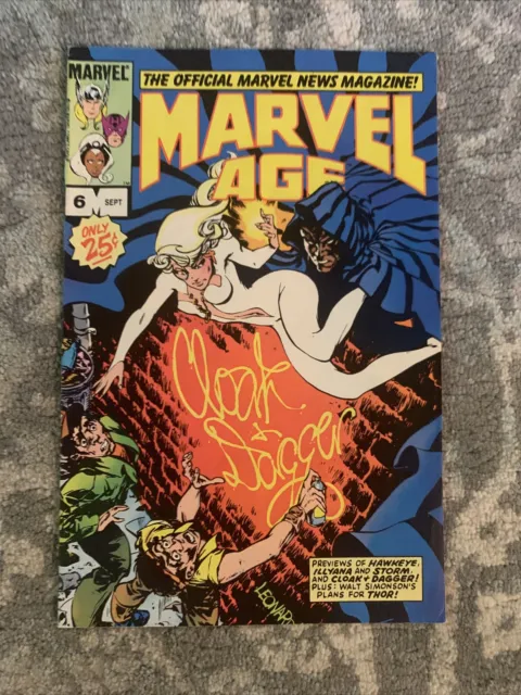Marvel Age #6 (1983) - Featuring Cloak & Dagger & 1st Spider-Ham & Beta Ray Bill