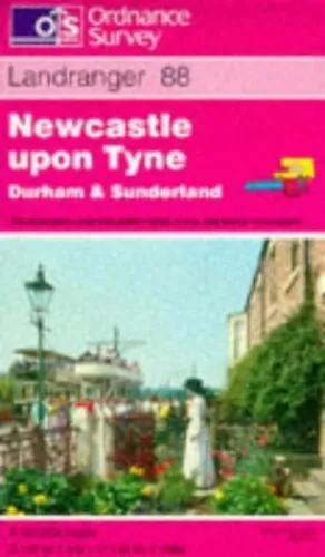 Newcastle upon Tyne, Durham and Sunderla... by Ordnance Survey Sheet map, folded