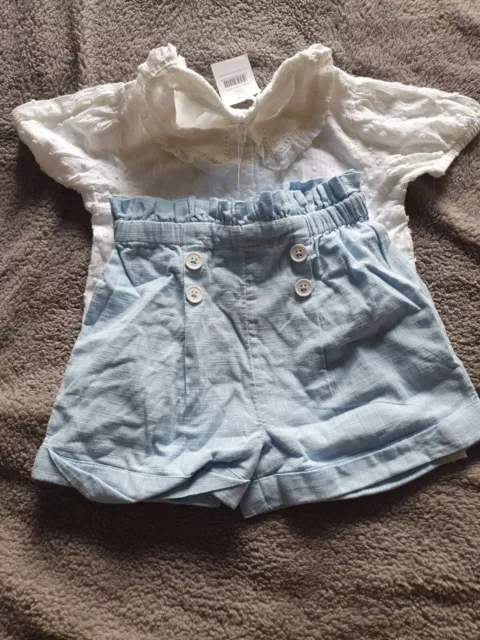 Girls Billie Faiers Top And Shorts Set Age 5-6 Years