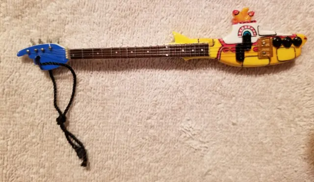 The Beatles Yellow Submarine 6" Bass Guitar Ornament