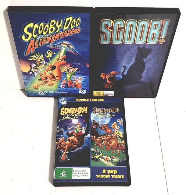 SCOOBY DOO FEATURES(×4DVDS)ALIEN Invaders/SCOOB!/LochNess Monster