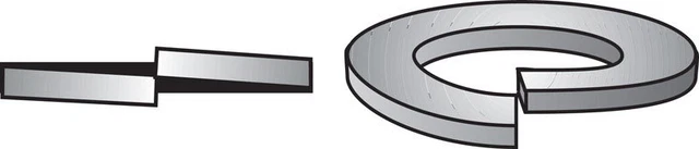 Hillman  3/8 in. Dia. Zinc-Plated  Steel  Split Lock Washer  100 pk