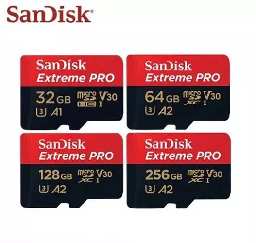 Sandisk Extreme Pro Micro SD Karte 32GB 64GB 128GB Speicherkarte