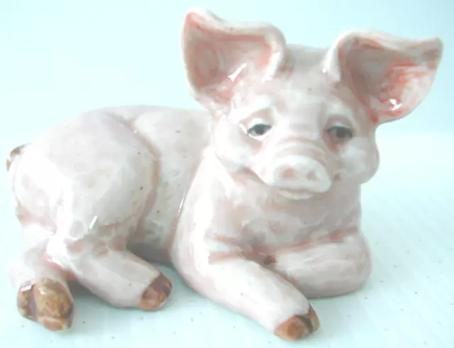 klima K876 Miniature statuette en porcelaine - COCHON N°2 PIG