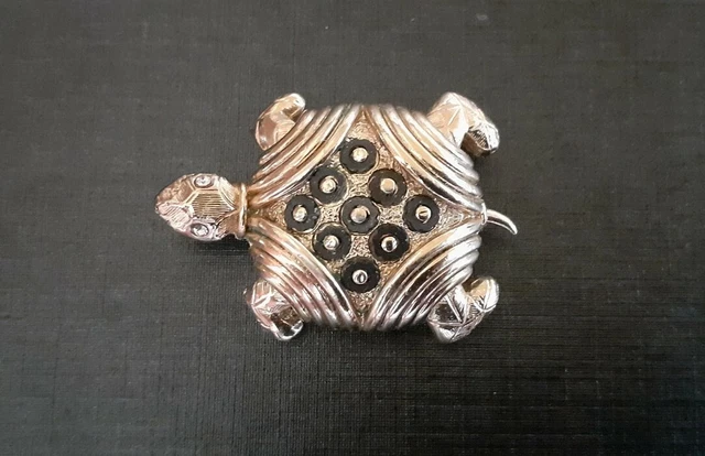 Broche Fleur Marguerite Vintage Signée Mellerio En Métal , Circa 1930 10 3000x