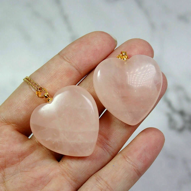 Natural Crystal Pendulum Quartz Stone Pendant Chakra Healing Gemstone Necklace