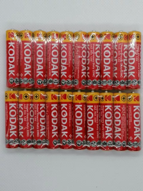 AA/AAA Batteries-Kodak Zinc Super Heavy Duty -11/22/33/44/66 packs