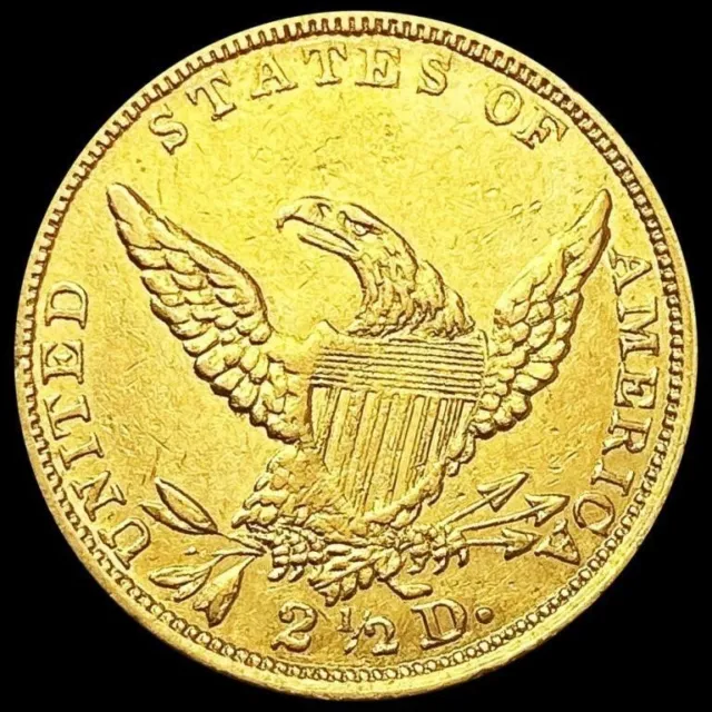 1836 US Classic Head 2.5 Dollar Gold Coin $2.5 Quarter Eagle AU?