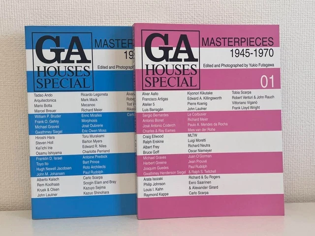GA HOUSES SPECIAL 01 & 02 MASTERPIECES アート・デザイン・音楽 GA