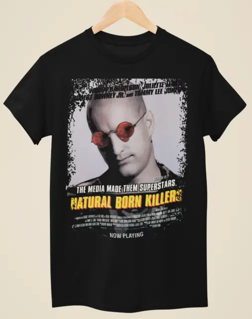 Natural Born Killers - Movie Poster Inspired Unisex Black T-Shirt