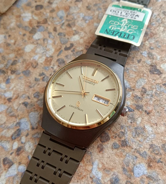 Vintage Citizen CQ Crystron Quartz JDM Kanji November 1978 BLIG Vintage Citizen CQ Crystron Quartz JDM Kanji November 1978 BLIG