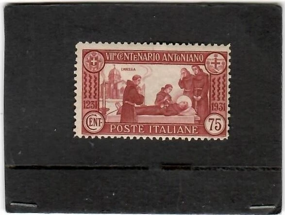 REGNO 1931 S. ANTONIO IL Rarissimo 75C. Con Dentellatura 12 Quotaz. Sassone 550 EUR 55 00 PicClick IT