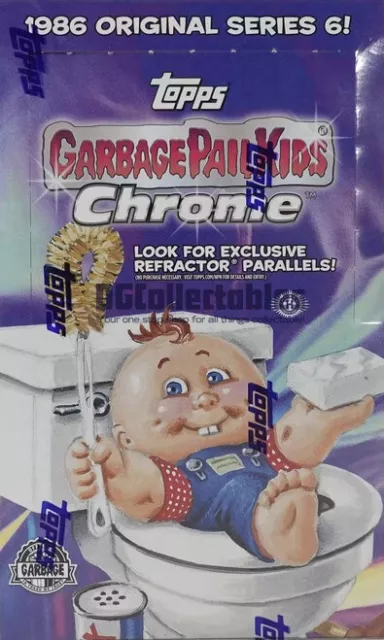 2023 Topps Chrome Garbage Pail Kids Series 6 Sealed Hobby Box New Fasc In Stock!