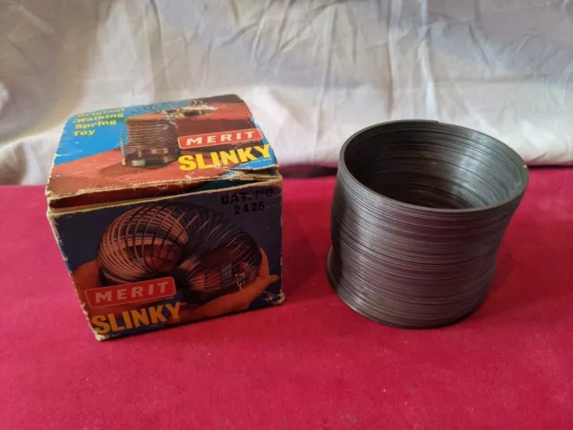 Merit Slinky - Stair Spring Toy  Original 1970s Retro Toy