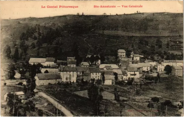 CPA Le Cantal Pittoresque Ste Anastasie Vue générale Cantal (101161)