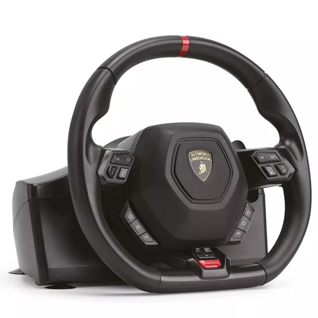 PLATUM AUTOMOBILI LAMBORGHINI Volante + Pedaliera Pc Ps4 Ps5 Sterzo 270°  Pad EUR 102,90 - PicClick IT