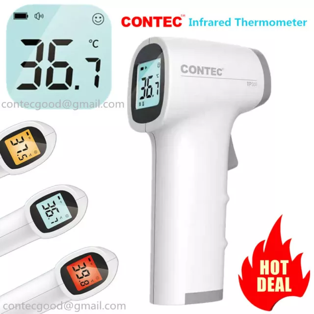 Medical Non-Contact Infrared Thermometer Gun Digital Forehead Body Adult Baby