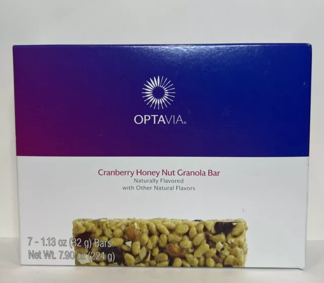 OPTAVIA Barras de Granola Nuez de Miel de Arándano 7 Combustibles Pérdida de Peso ¡Nuevo!