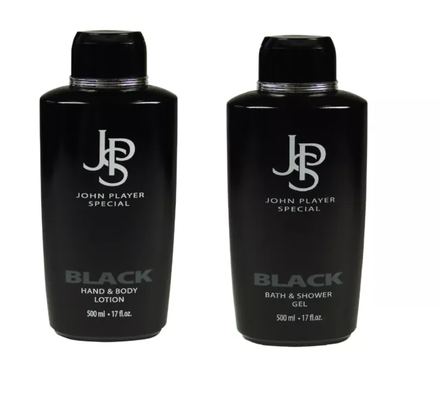 John Player Special Black Bath &Shower Gel & Bodylotion 2 x 500ml